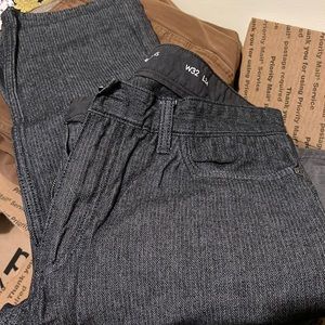 Calvin Klein Straight Leg Cotton Herringbone Denim Jeans Men’s 32x34